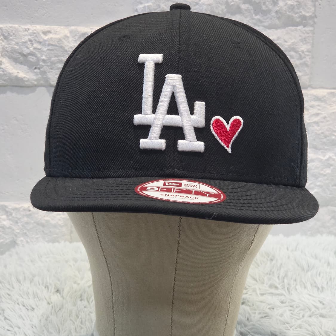 L5-9:뉴에라 LA 다저스 하트 자수 스냅백(56-58) 상품이미지2