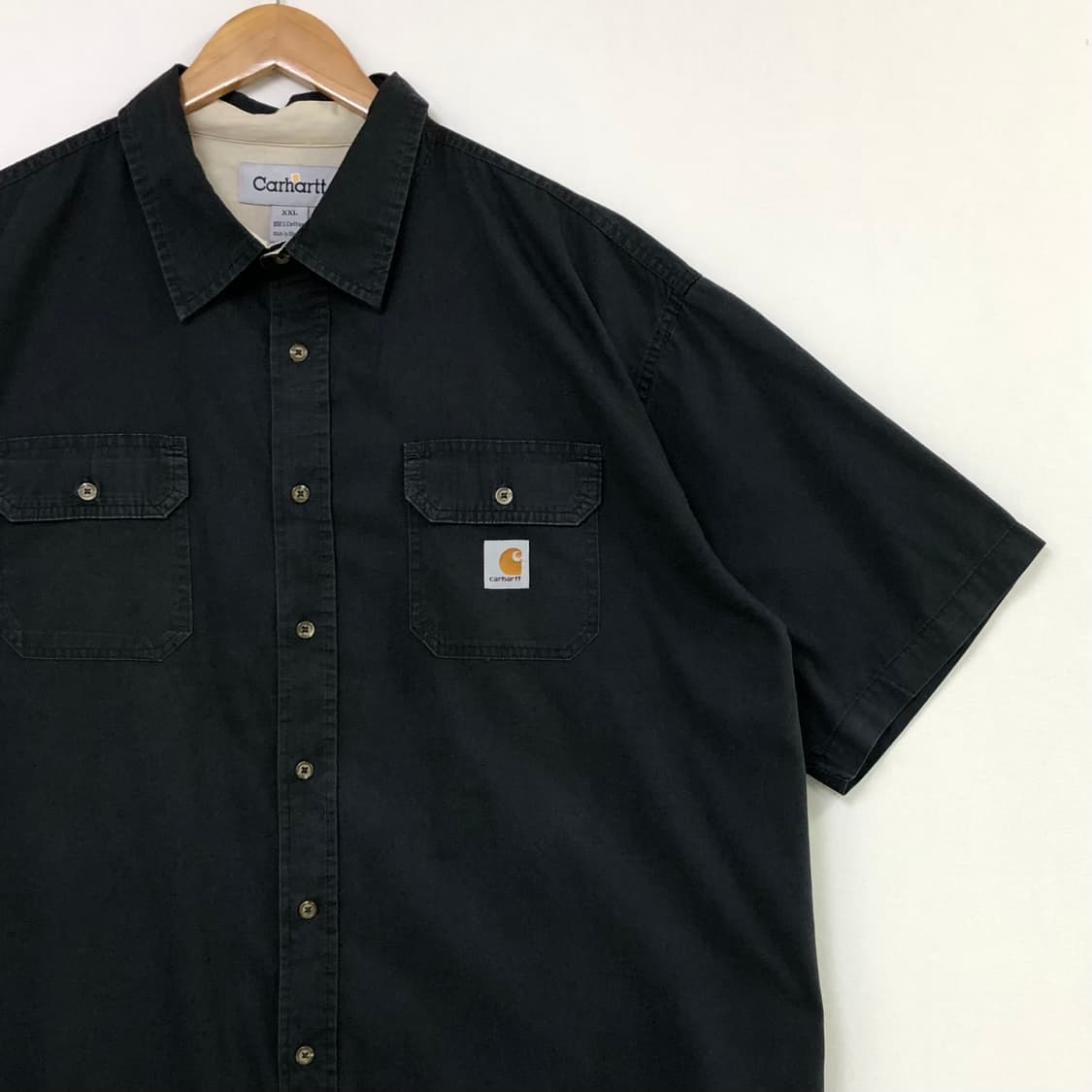 Xxl 칼하트 블랙 워크 셔츠 상품이미지1