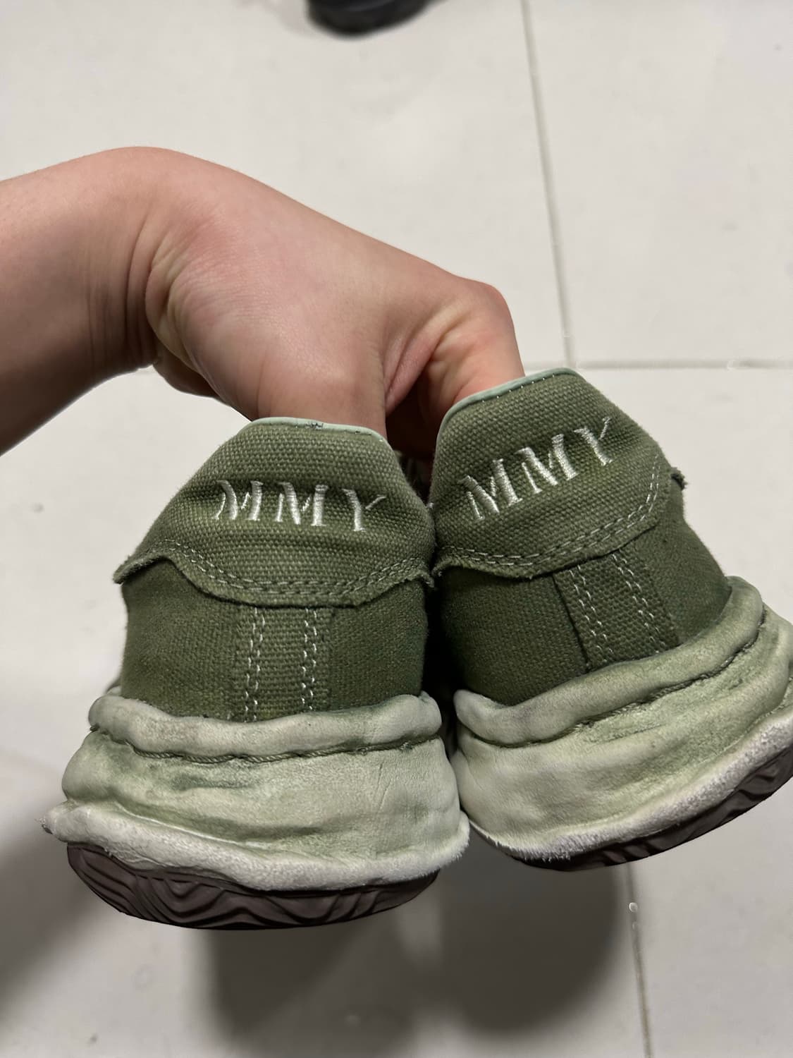 메종 미하라 야스히로 블레이키 카키 상품이미지5