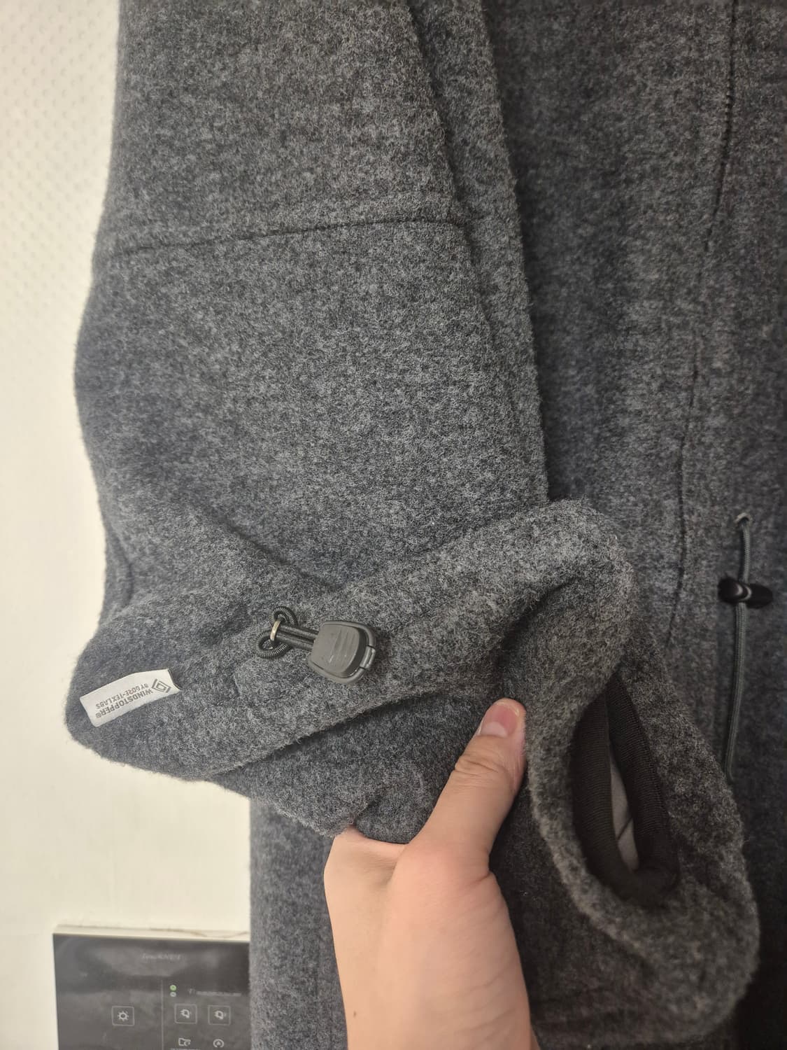 노스페이스 퍼플라벨 고어텍스 윈드스토퍼 울 필드코트 m 상품이미지3