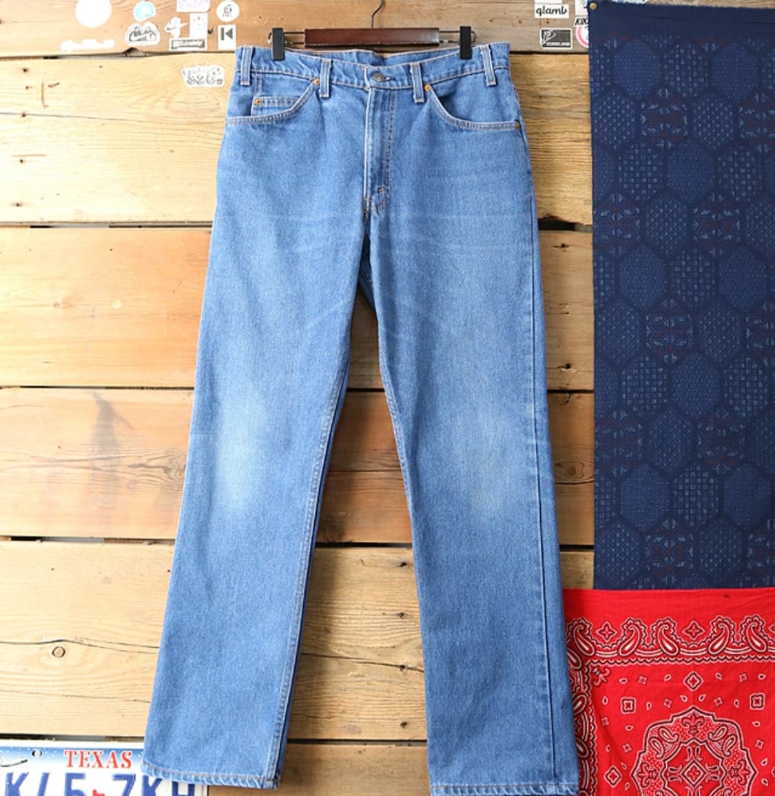 미국산 80S LEVIS 리바이스 20508 오렌지텝 빈티지 데님  

 상품이미지2