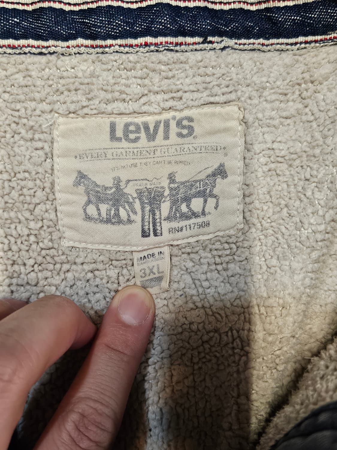 리바이스 셰르파 라이닝 워크 셔츠 상품이미지4