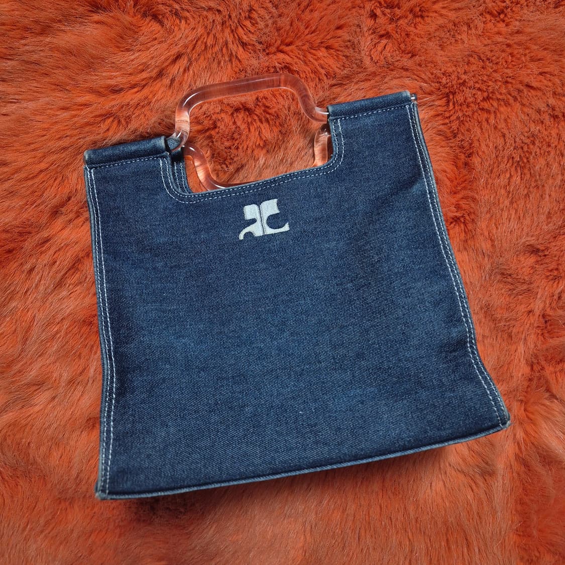 Courreges 꾸레쥬 데님 토트백  상품이미지1