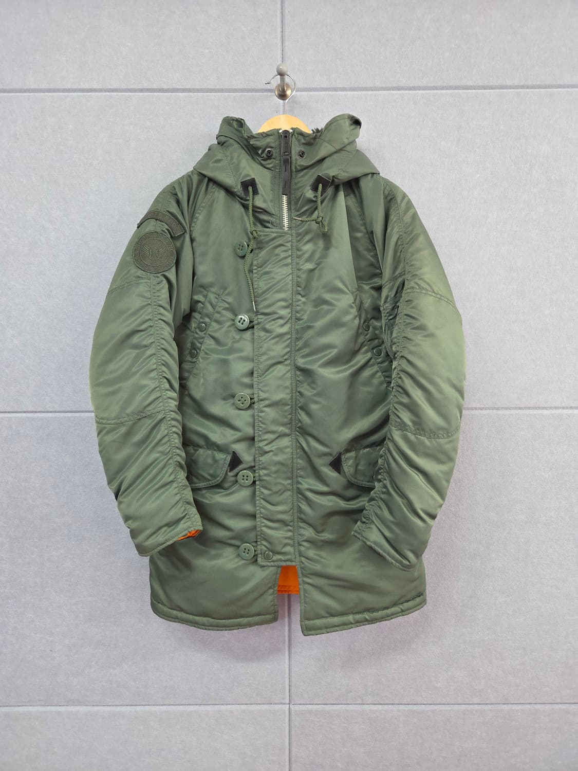 Schott N.Y.C. (쇼트) N-3B 파카 카키 상품이미지1