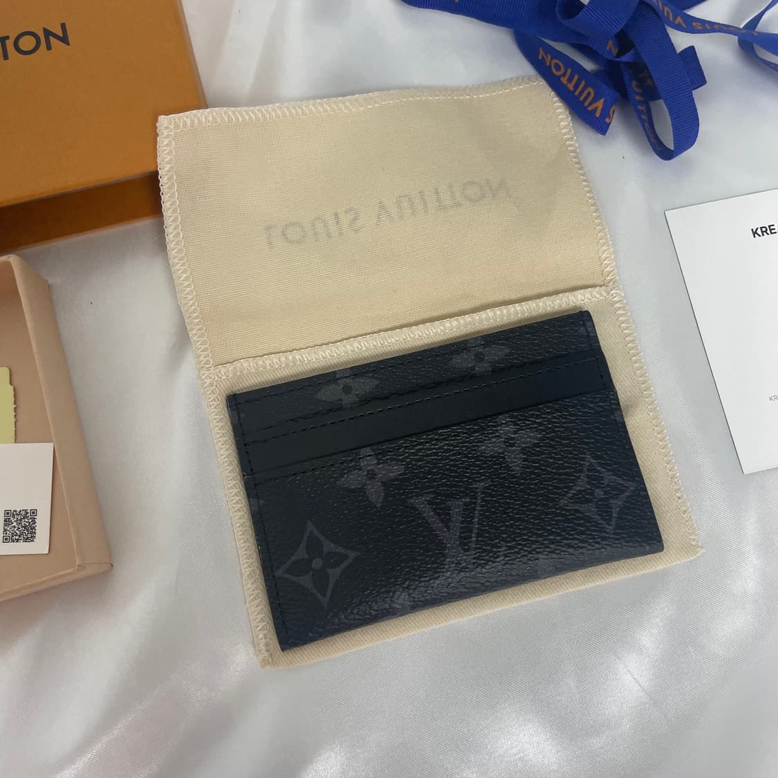 새상품 Louis Vuitton 모노그램 이클립스 카드지갑 M6217 상품이미지2