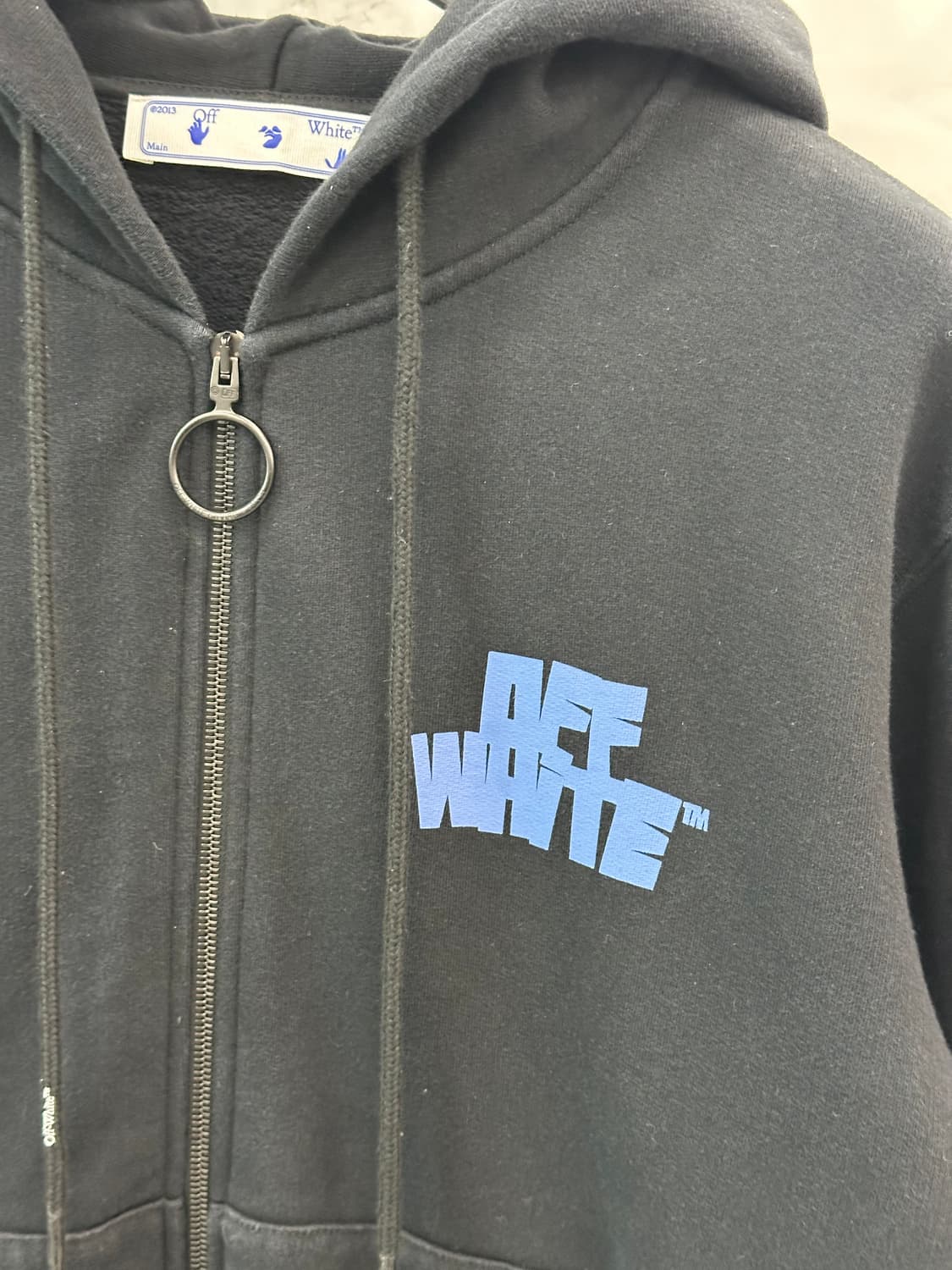 (M) 오프화이트 러버 후드자켓 상품이미지2