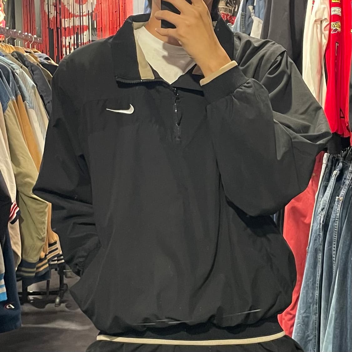 [IM] NIKE 나이키 블랙 웜업(조끼 가능) 상품이미지3