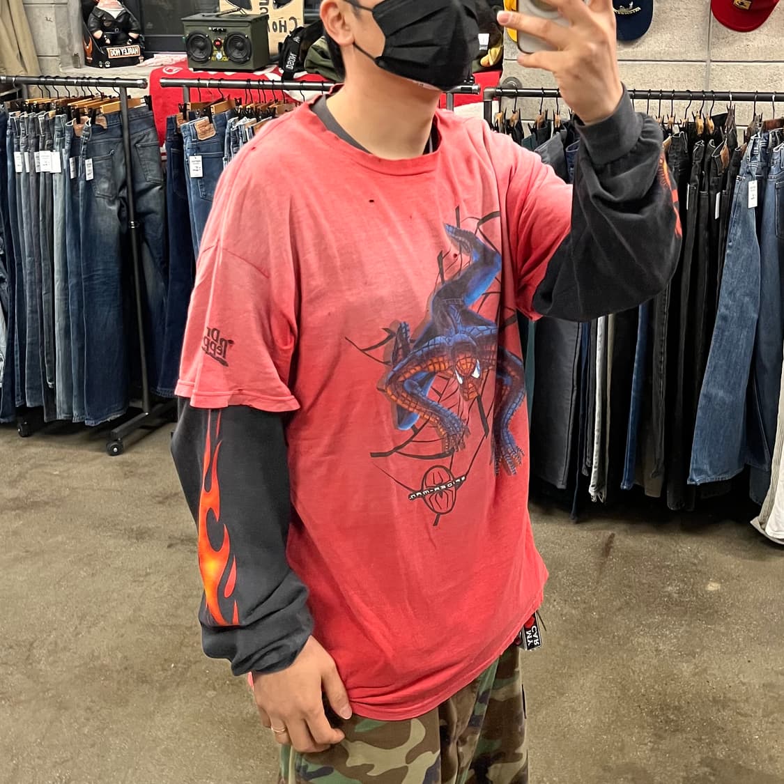 00s 스파이더맨 프린팅 티셔츠 (105-110) 상품이미지8