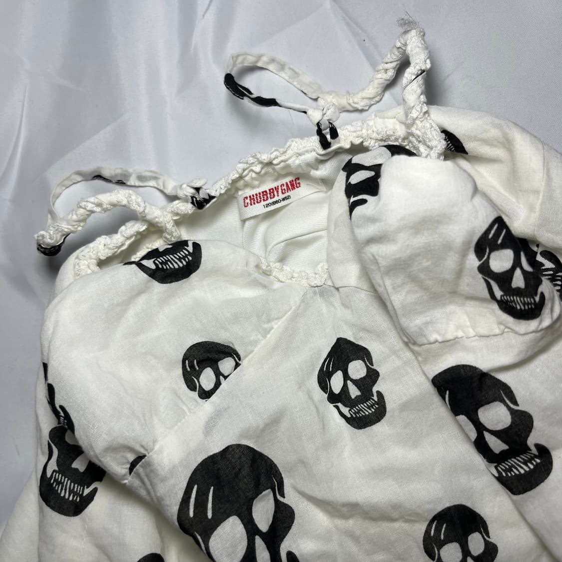 Japanese Vintage . 스컬 슬리브리스 상품이미지3