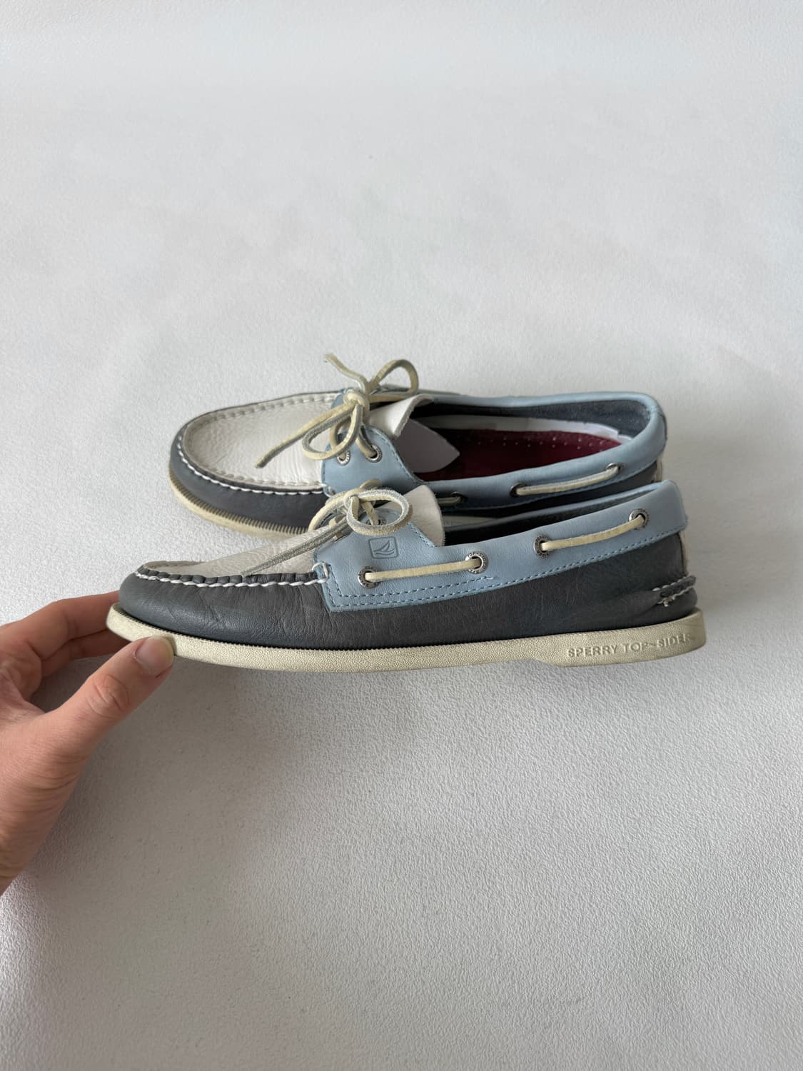 [MEN'S 9M]스페리(SPERRY) 레더 보트슈즈 상품이미지1