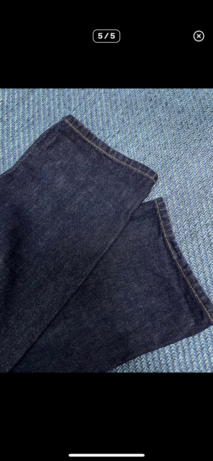 드리스반노튼 스트레이트 인디고 데님 상품이미지5