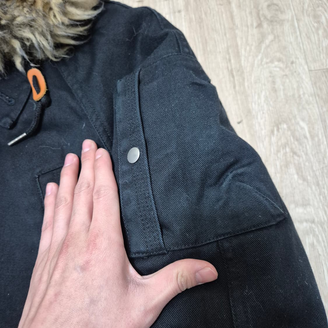 앱놀머씽 시티스테이트 덕다운 양털 퍼후드 파카 패딩 점퍼 XL(105) 상품이미지4