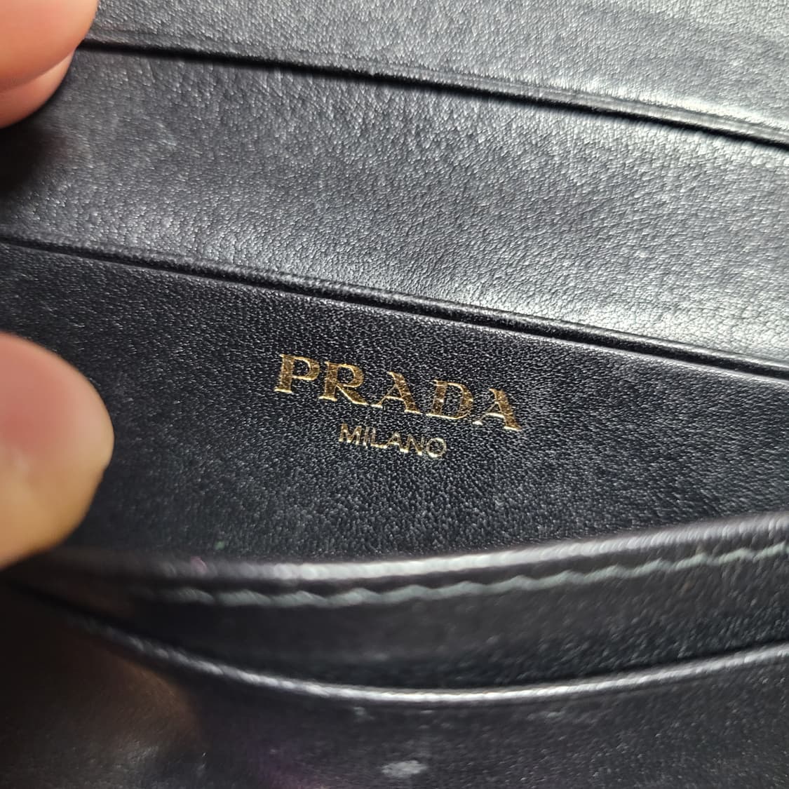 정품 프라다 사피아노 삼각로고 카드지갑 상품이미지7