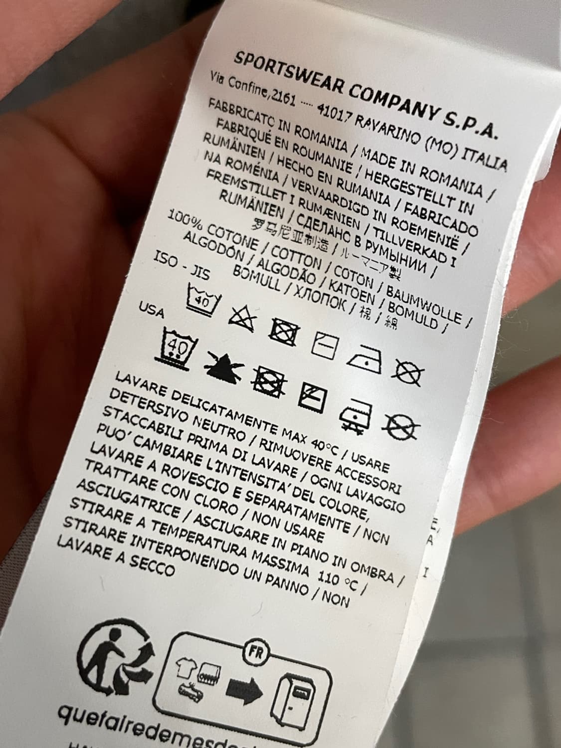 스톤 아일랜드 브러쉬드 코튼 크루넥 후드 티셔츠 상품이미지8