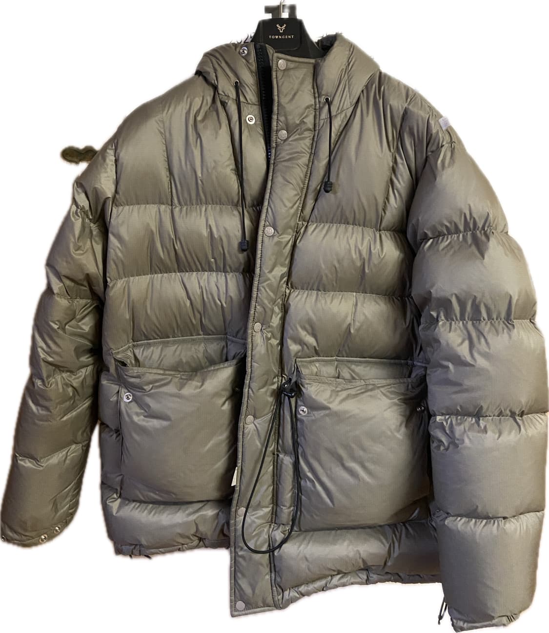 (S) 페치선데이 구스 스톰파카 카키 상품이미지1