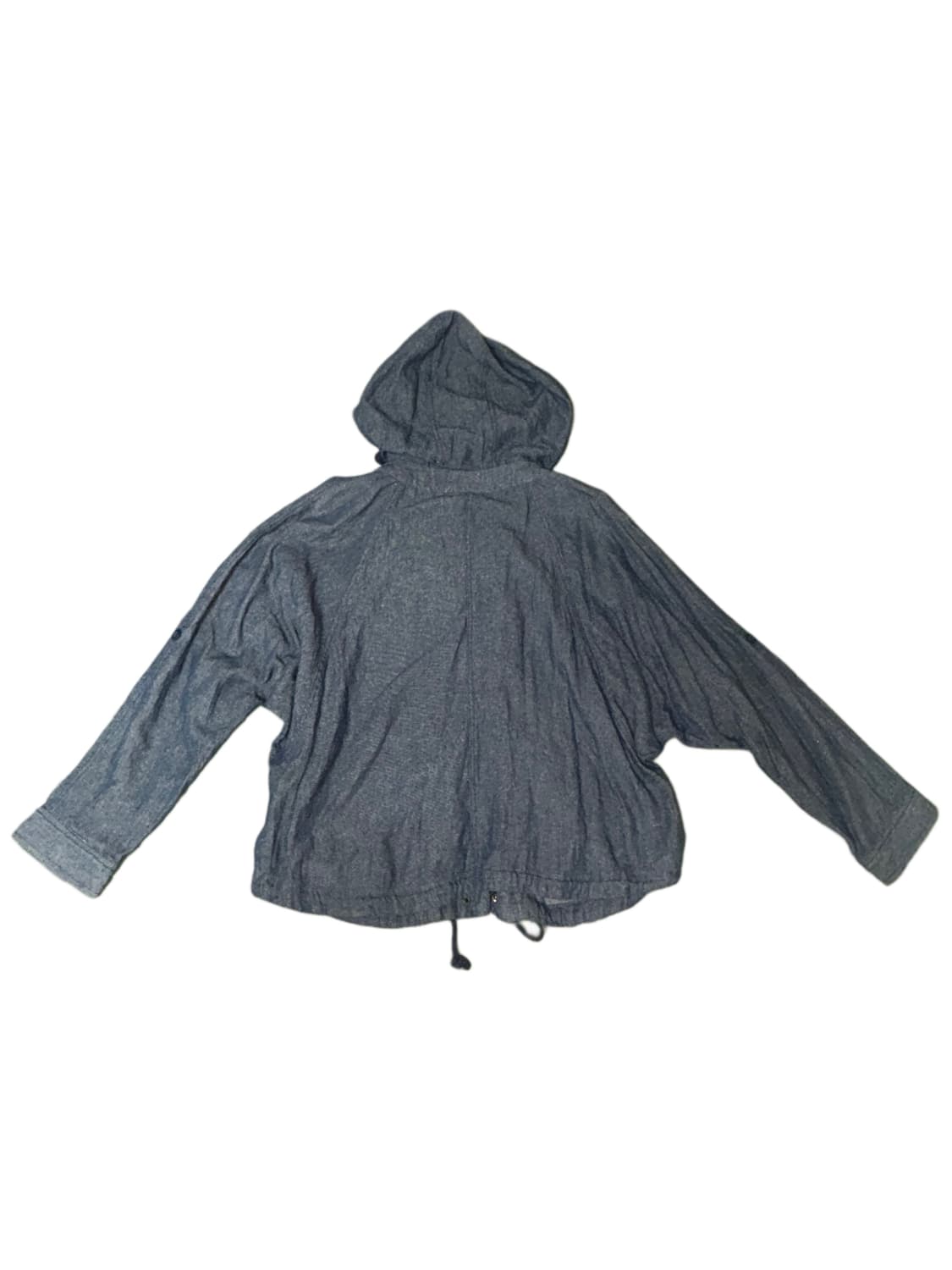 하이넥 가오리 핏 후드 데님 자켓 상품이미지4