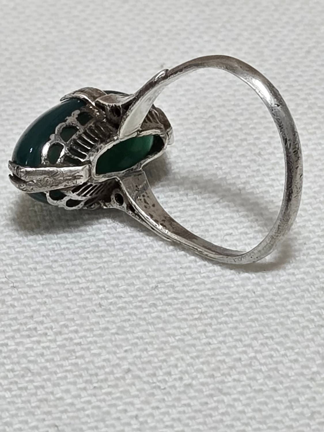 빈티지 실버 그린 오벌 스톤 링
vintage silver 11호 상품이미지5