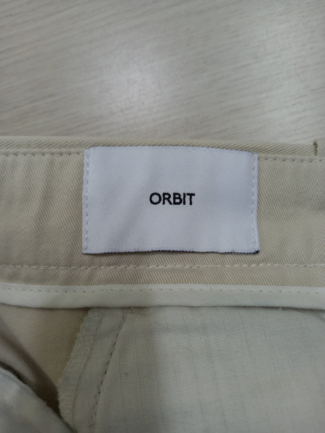 34 ORBIT Kor 테이퍼드핏 치노팬츠 크림 34-531 상품이미지7
