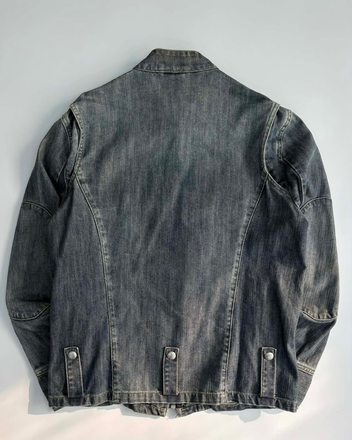 [M] 지스타 로우 Y2K 데님 바이커 바라쿠다 자켓 상품이미지3