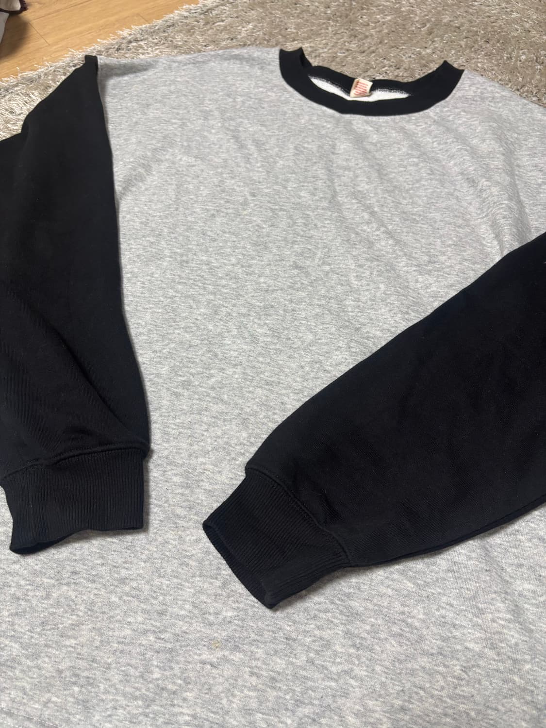 일본판 퍼플앤옐로우 맨투맨 사이즈 105 상품이미지2