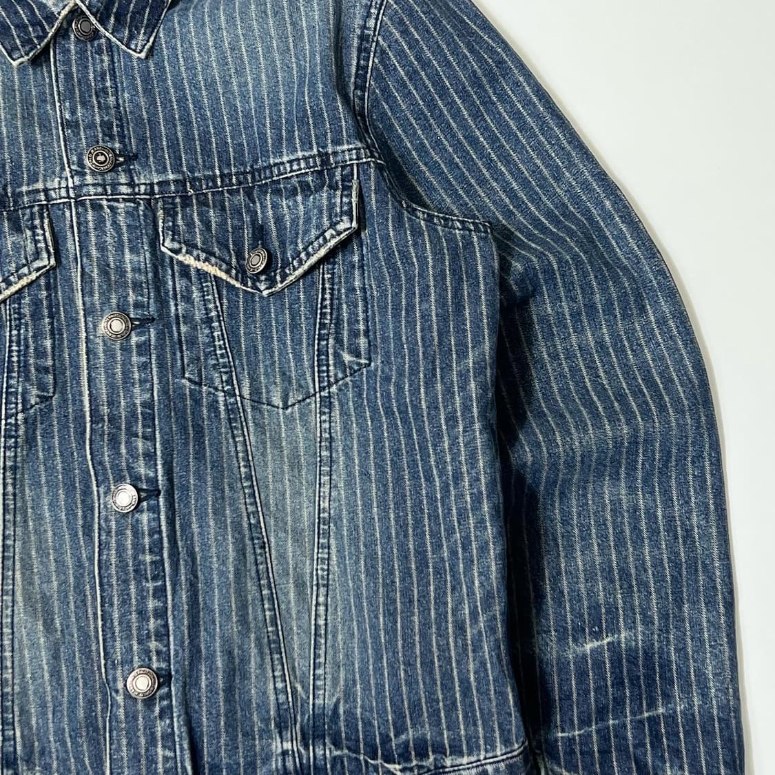 Power to the people 데님 트러커 자켓 상품이미지4