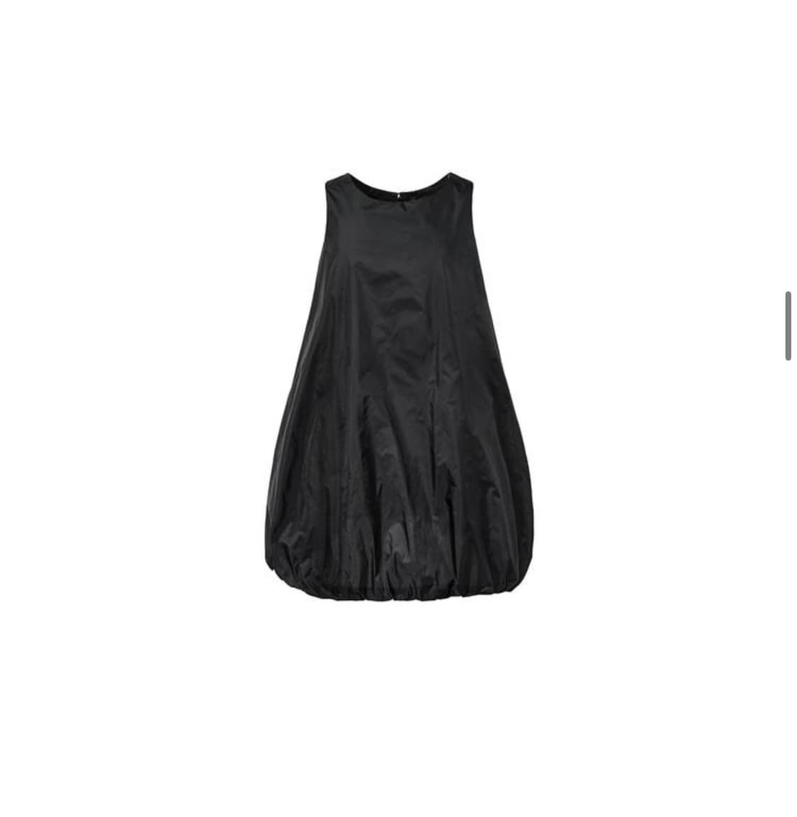 아모멘토 25PS nylon volume mini dress_black 상품이미지3