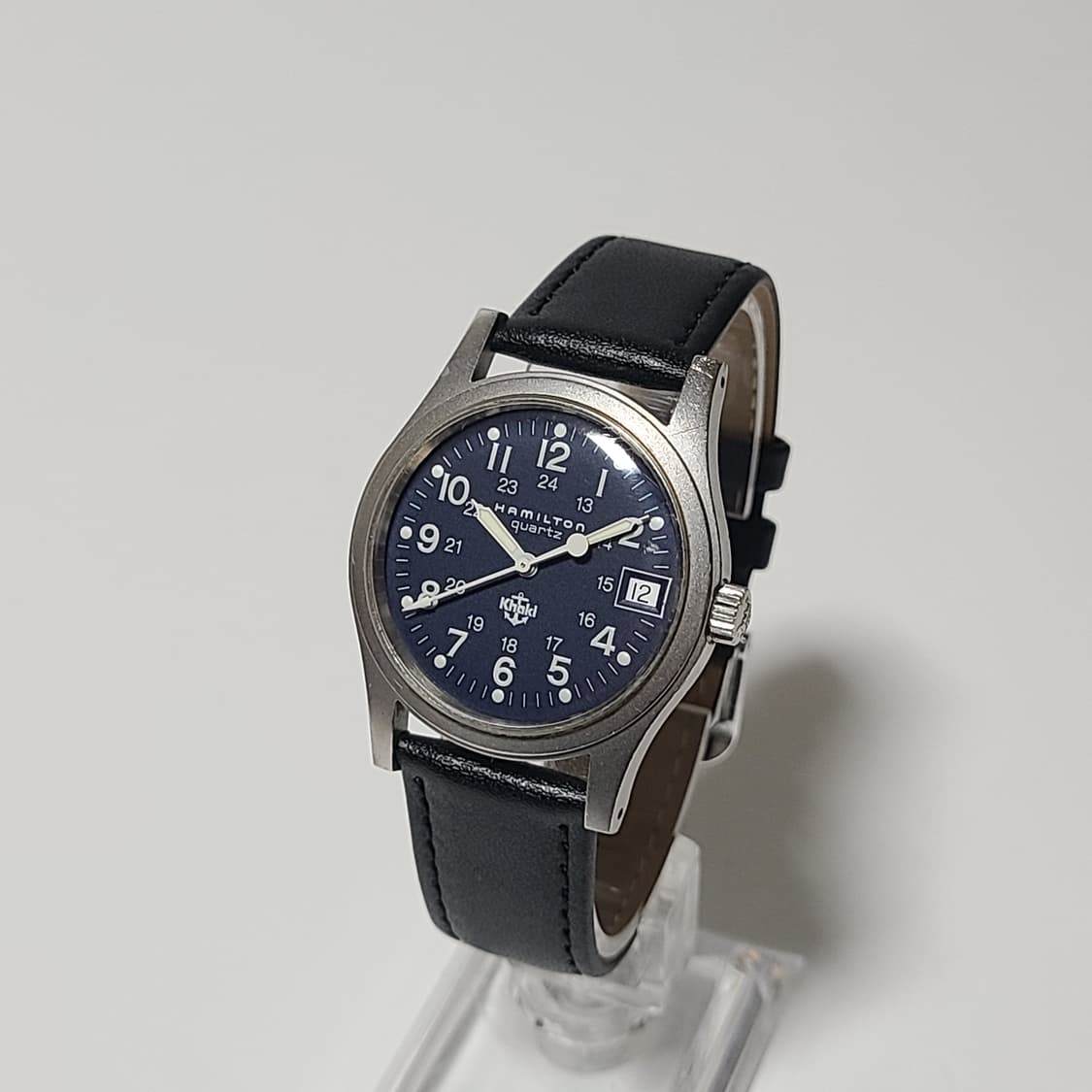 해밀턴 9797 카키필드 쿼츠 청판 빈티지 시계 상품이미지1