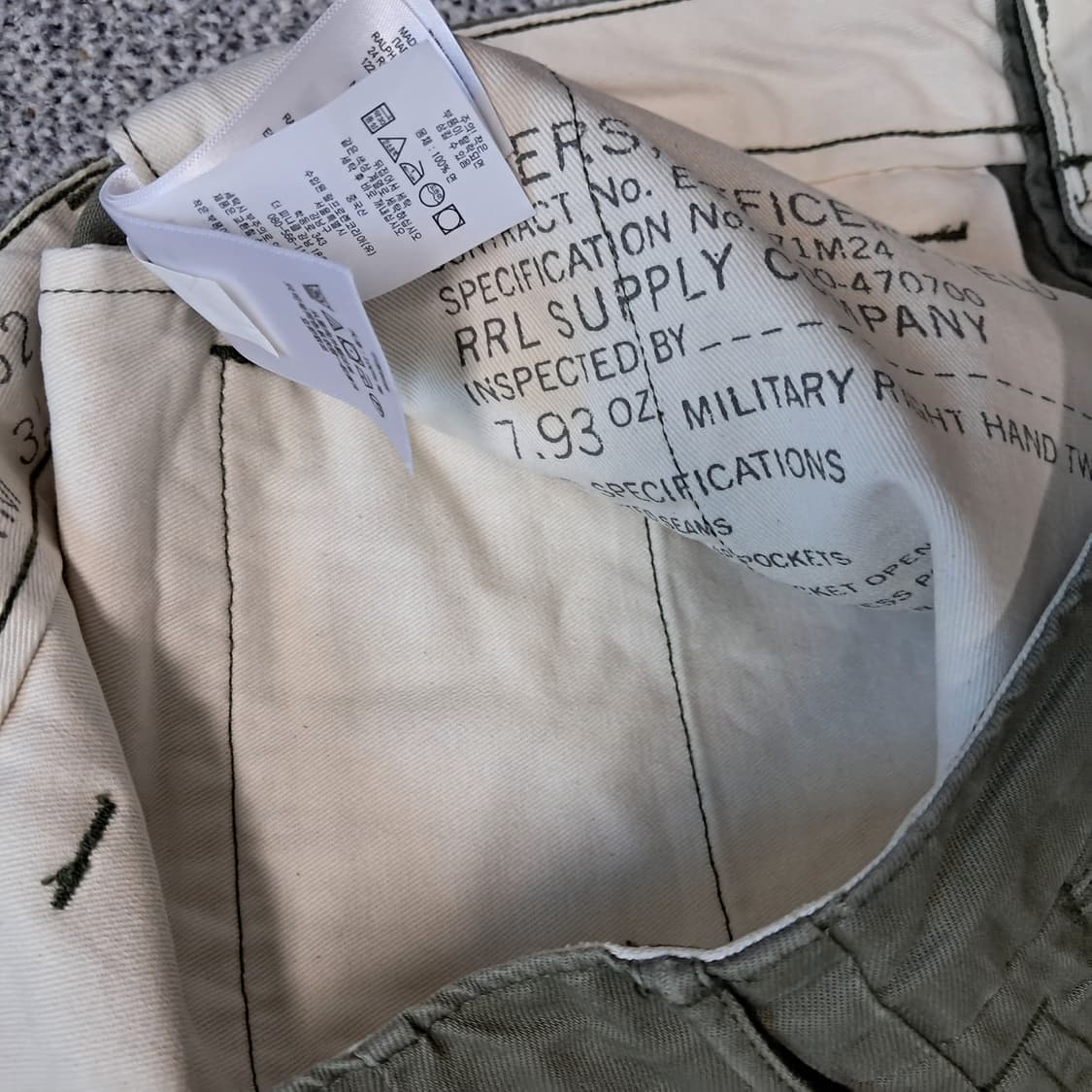 RRL 코튼팬츠 상품이미지6