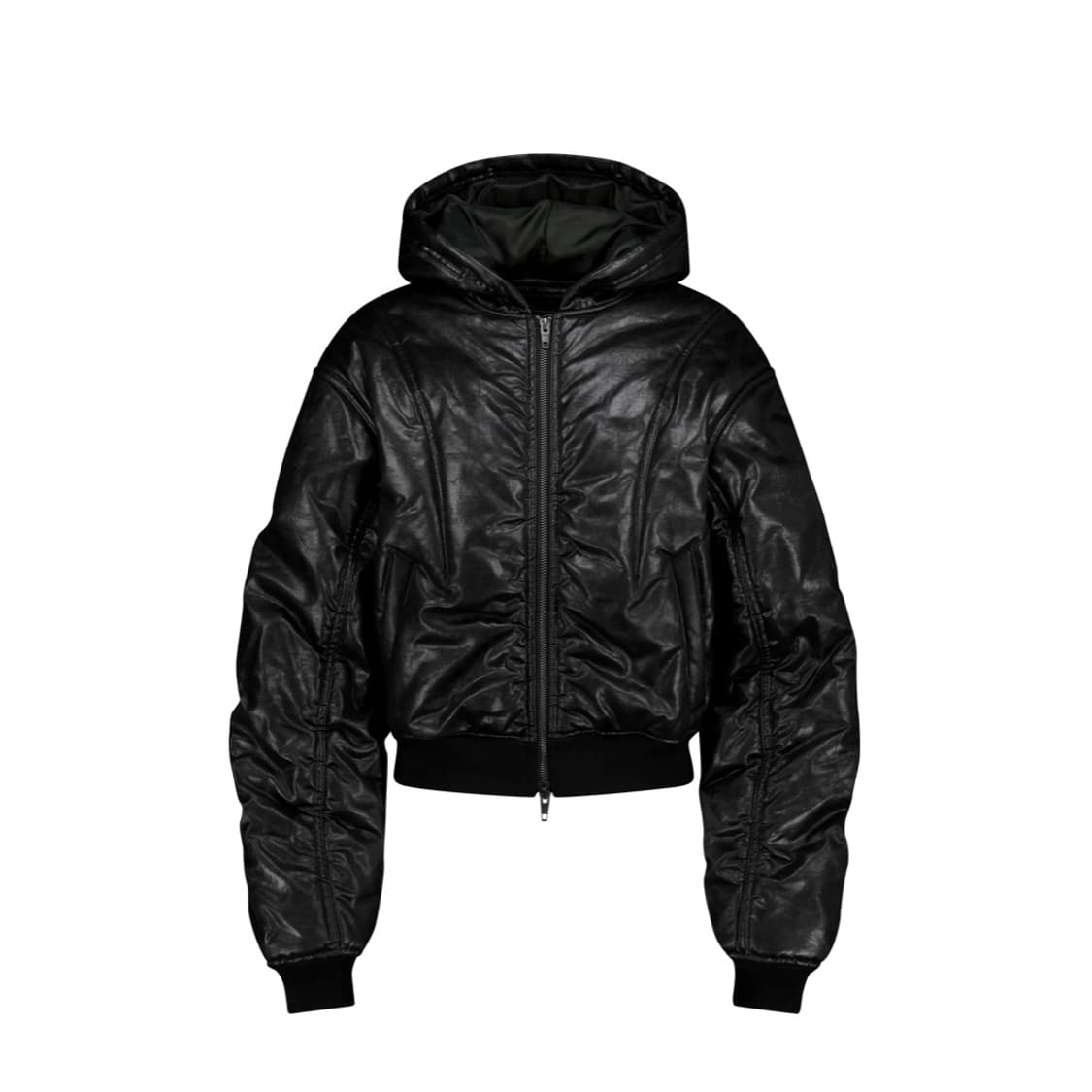 GLOSSY CRACK BOMBER JACKET 봄버 자켓 상품이미지1