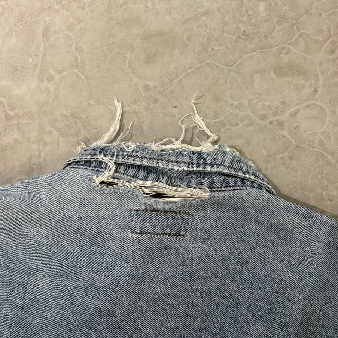 [XL] 폴로 진스 클래식 연청 데님 트러커 자켓 덩가리 상품이미지5