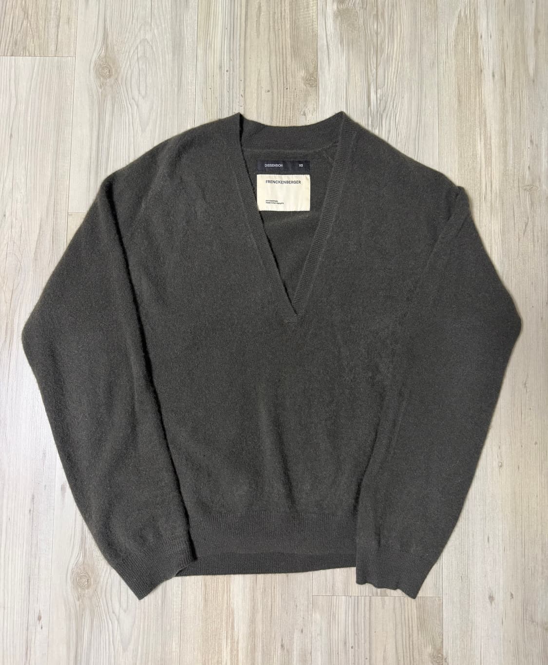 frenckenberger 캐시미어 V넥 오버사이즈 니트 상품이미지1