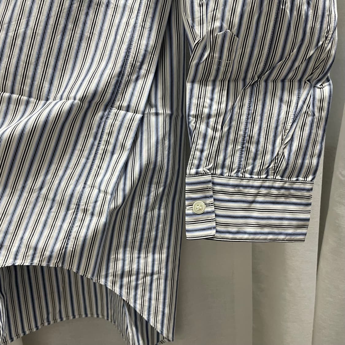 꼼데가르송/ 블랙하트 스트라이프 셔츠/ XL 상품이미지5