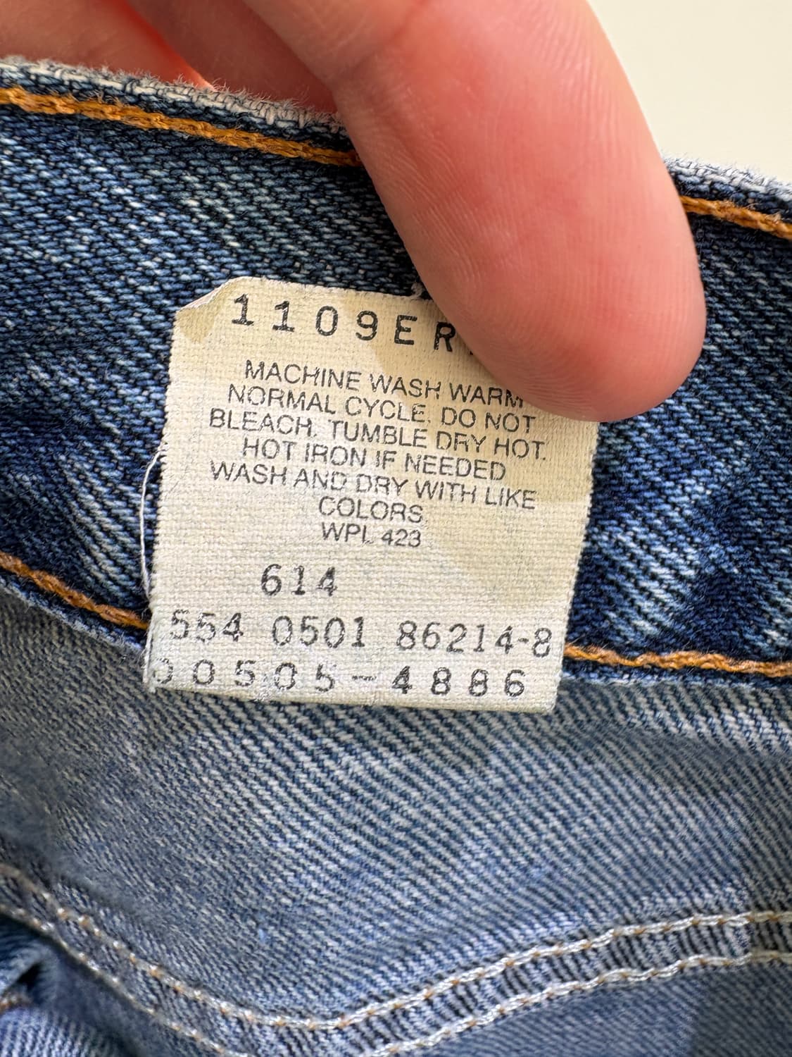 00's LEVIS 505 (Made in USA) 데님팬츠 상품이미지8