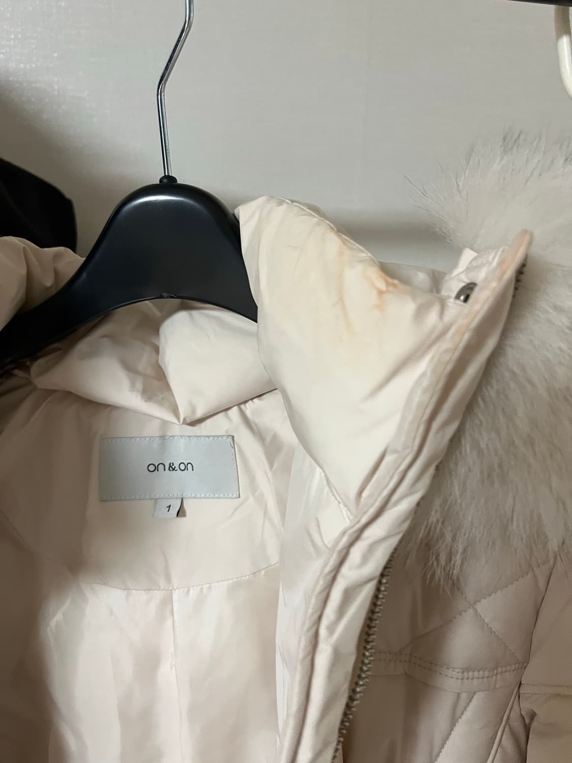 온앤온 후드 벨티드 롱구스 패딩 상품이미지3