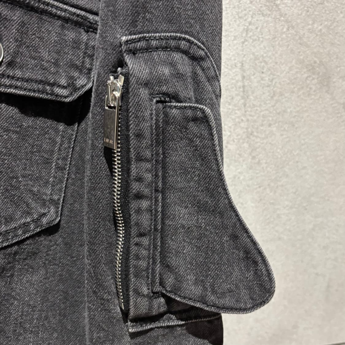 48/디올 흑청 데님 자켓 상품이미지3