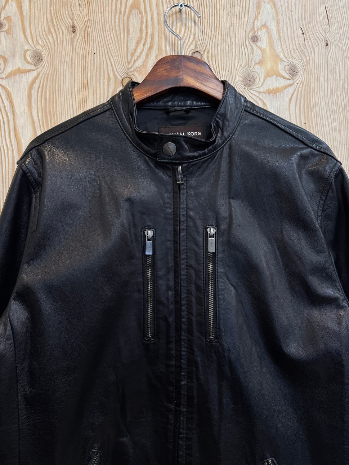 마이클 코어스 레더 자켓 상품이미지3