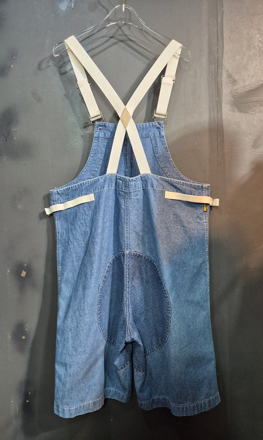 아르마니진스 데님 오버롤 반바지 55 66 상품이미지2