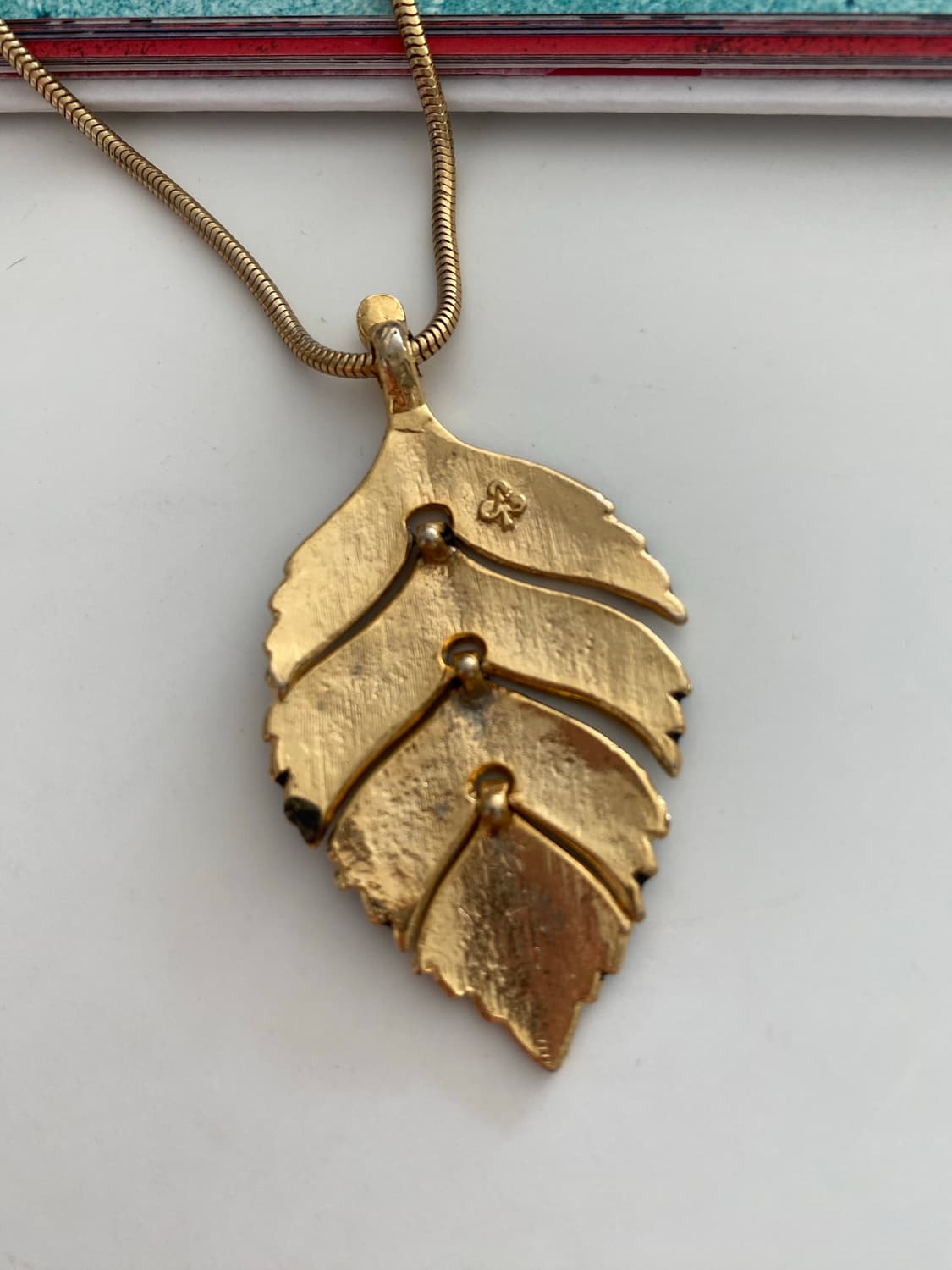 빈티지 리프 골드 목걸이 y2k  상품이미지7