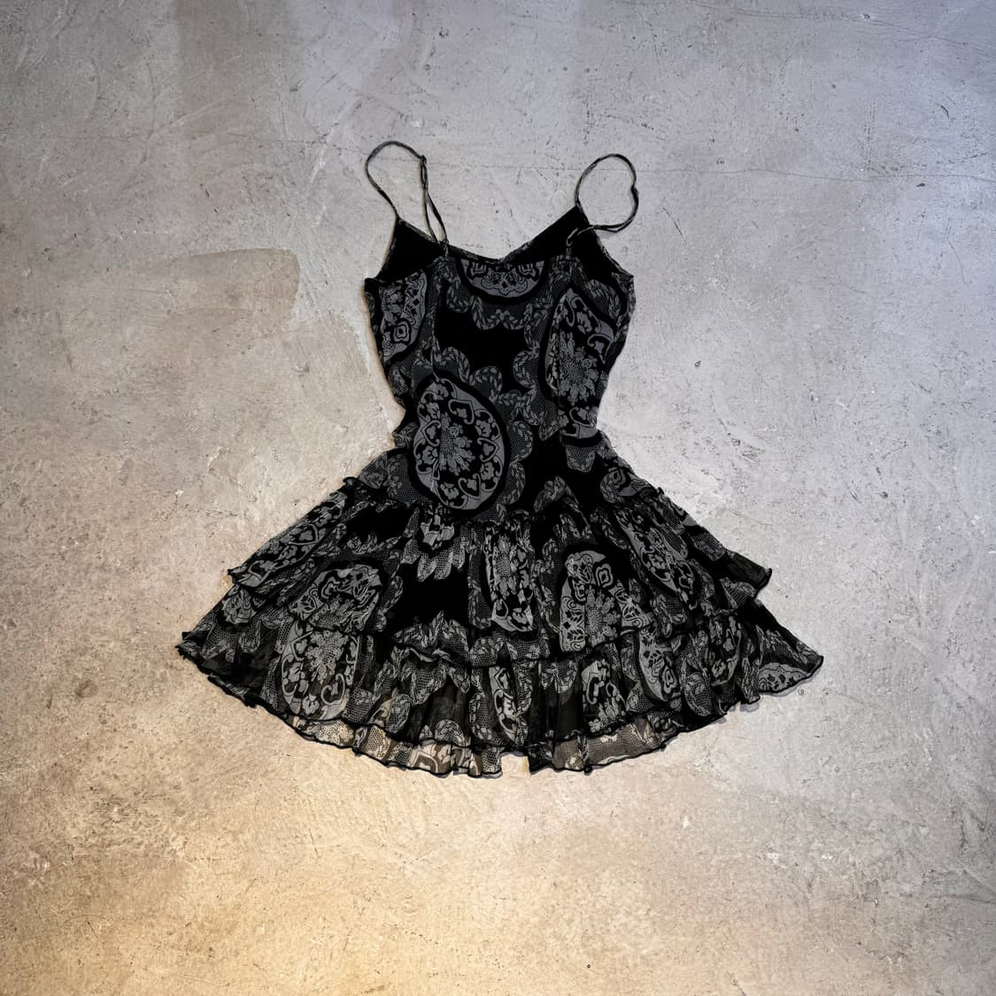 오리엔탈 패턴 캉캉 원피스 상품이미지5