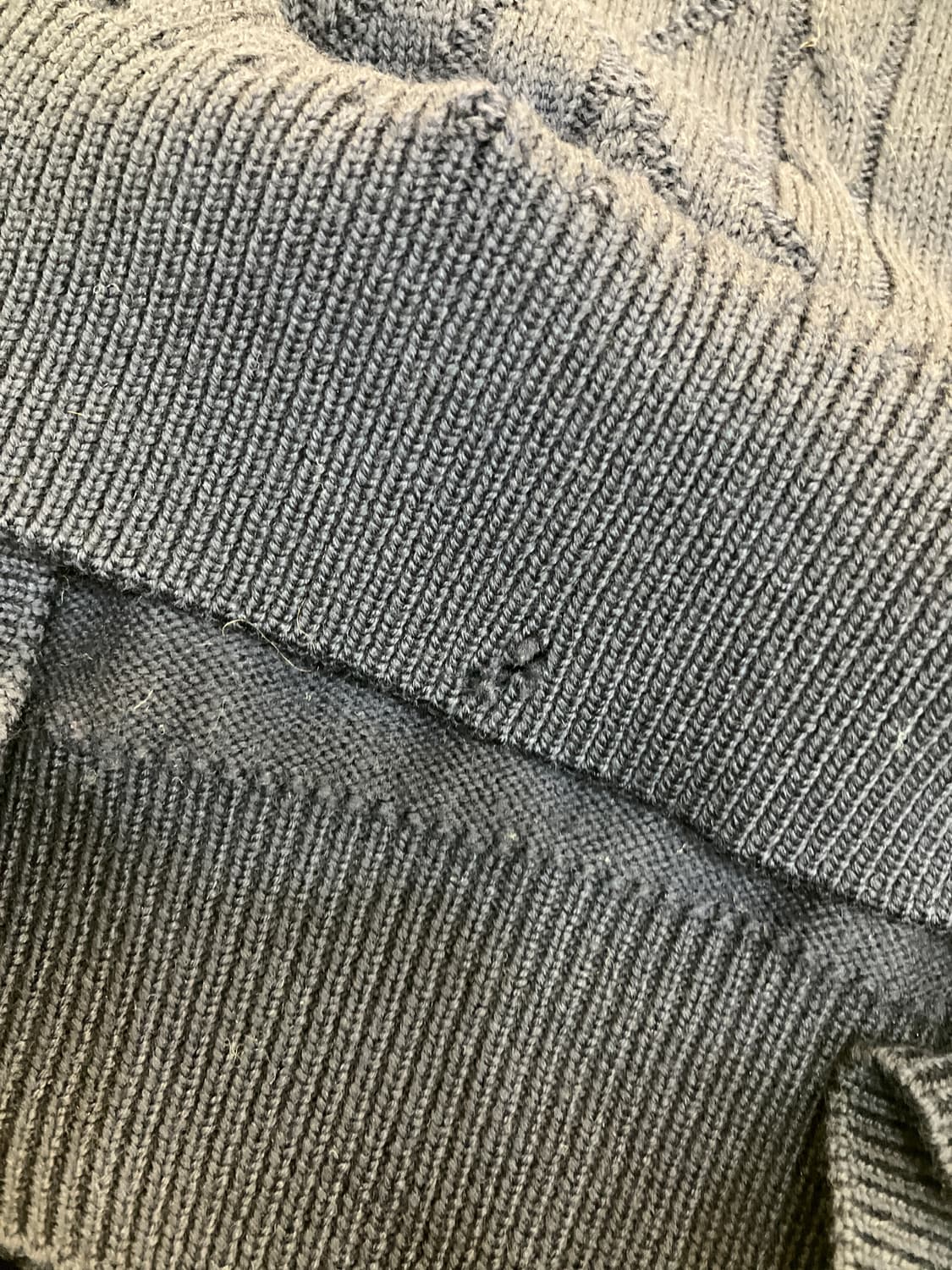 버버리 로고 와인 니트 스웨터 M 상품이미지8