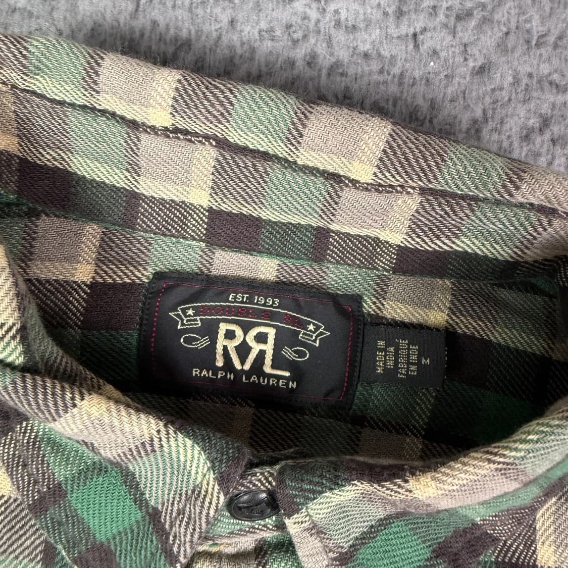 RRL 더블알엘 매틀록 플래드 코튼 워크셔츠 상품이미지3