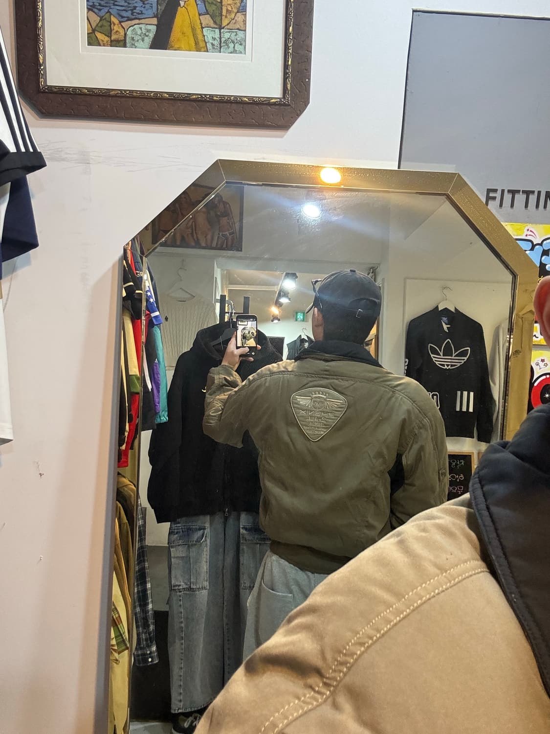 PHENIX 피닉스 90s 아카이브 올드스쿨 봄버 점퍼 자켓 L사이즈 상품이미지8