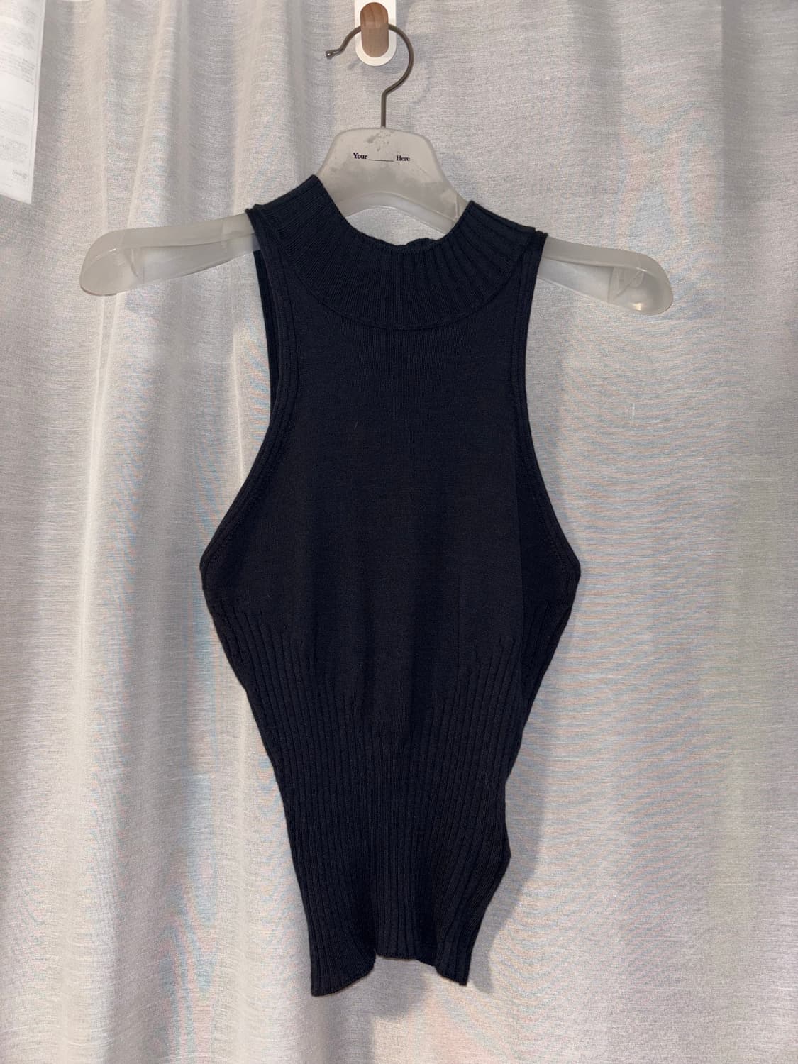 WELLBEING EXPRESS Varied Rib Halter Neck 상품이미지1