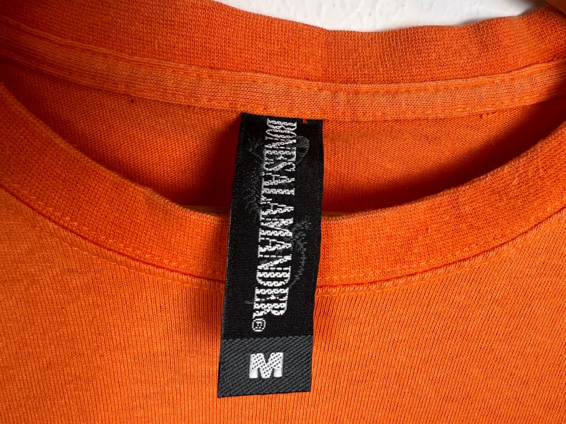 T209 본즈샐러맨더 오렌지 반팔 티셔츠 M 상품이미지3