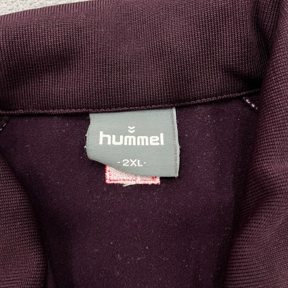 2XL 험멜 버건디 트랙 자켓 상품이미지5