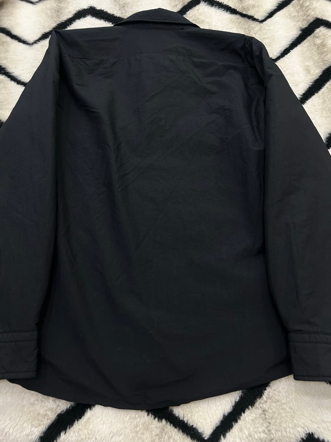 [M]유니클로U 르메르 패디드 셔츠 자켓/블랙 상품이미지4