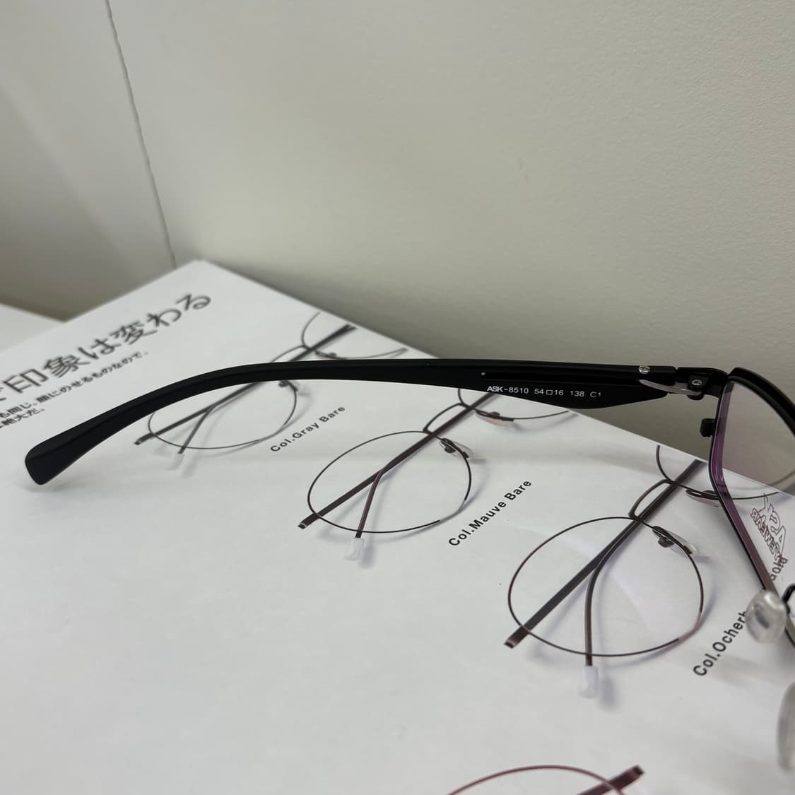 Ask 빈티지 사각 블랙 안경 상품이미지4