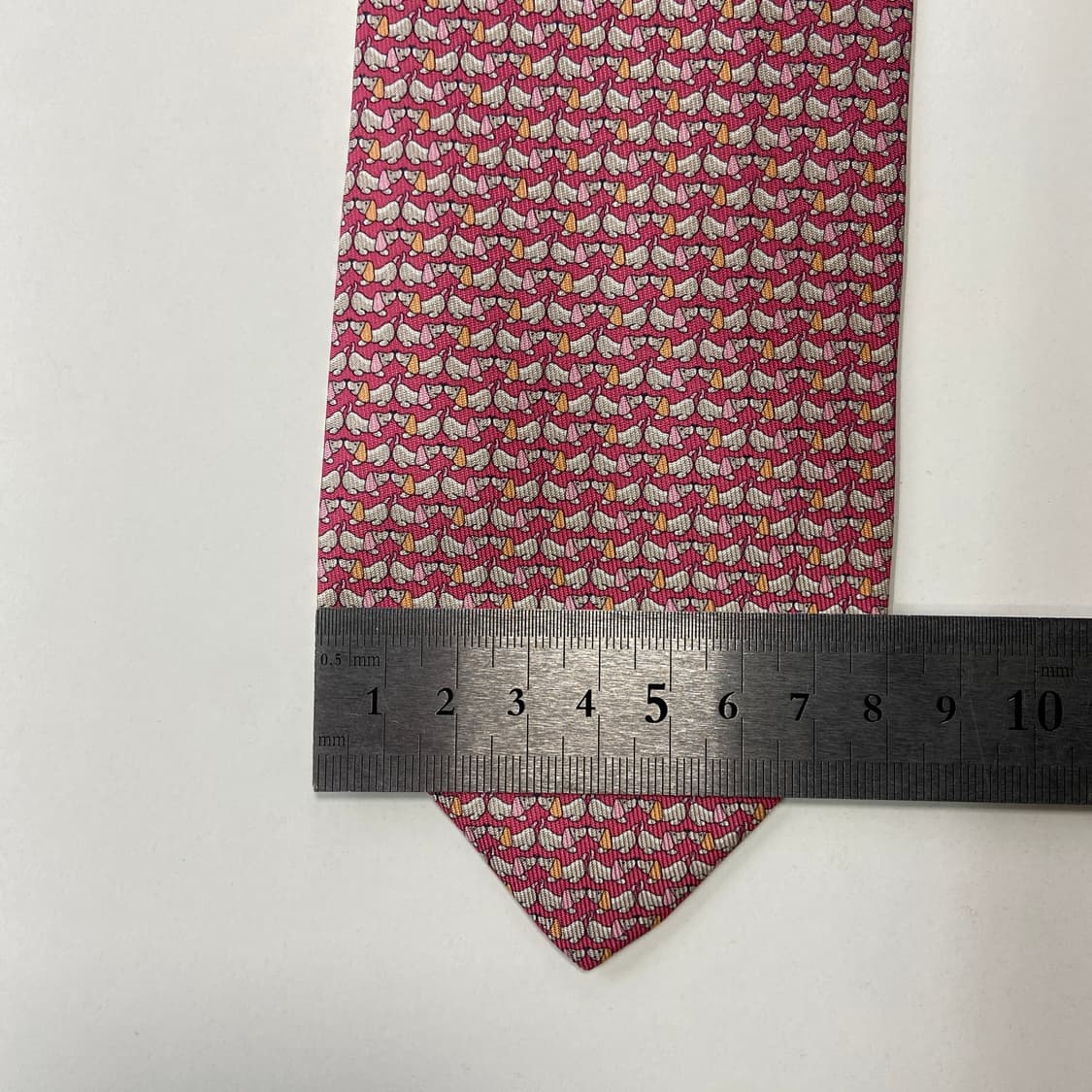 최상급 페레가모(Ferragamo) 명품 정품 넥타이 7.8cm 상품이미지8