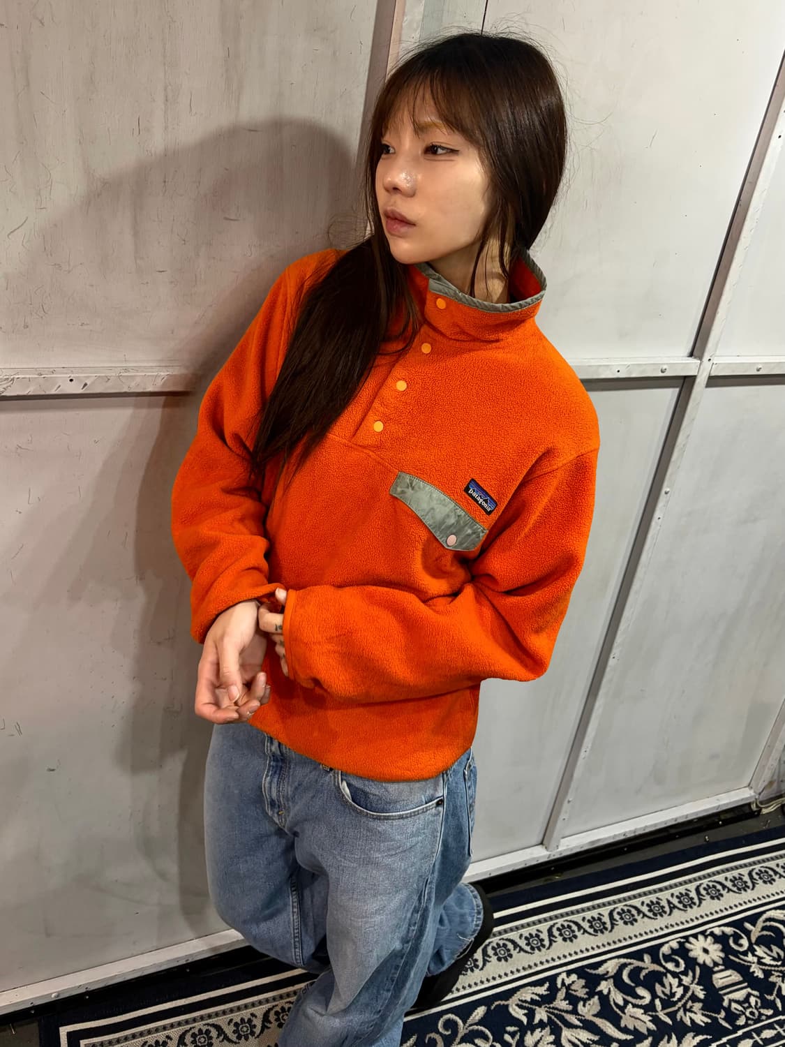 PATAGONIA synchilla orange fleece 상품이미지3