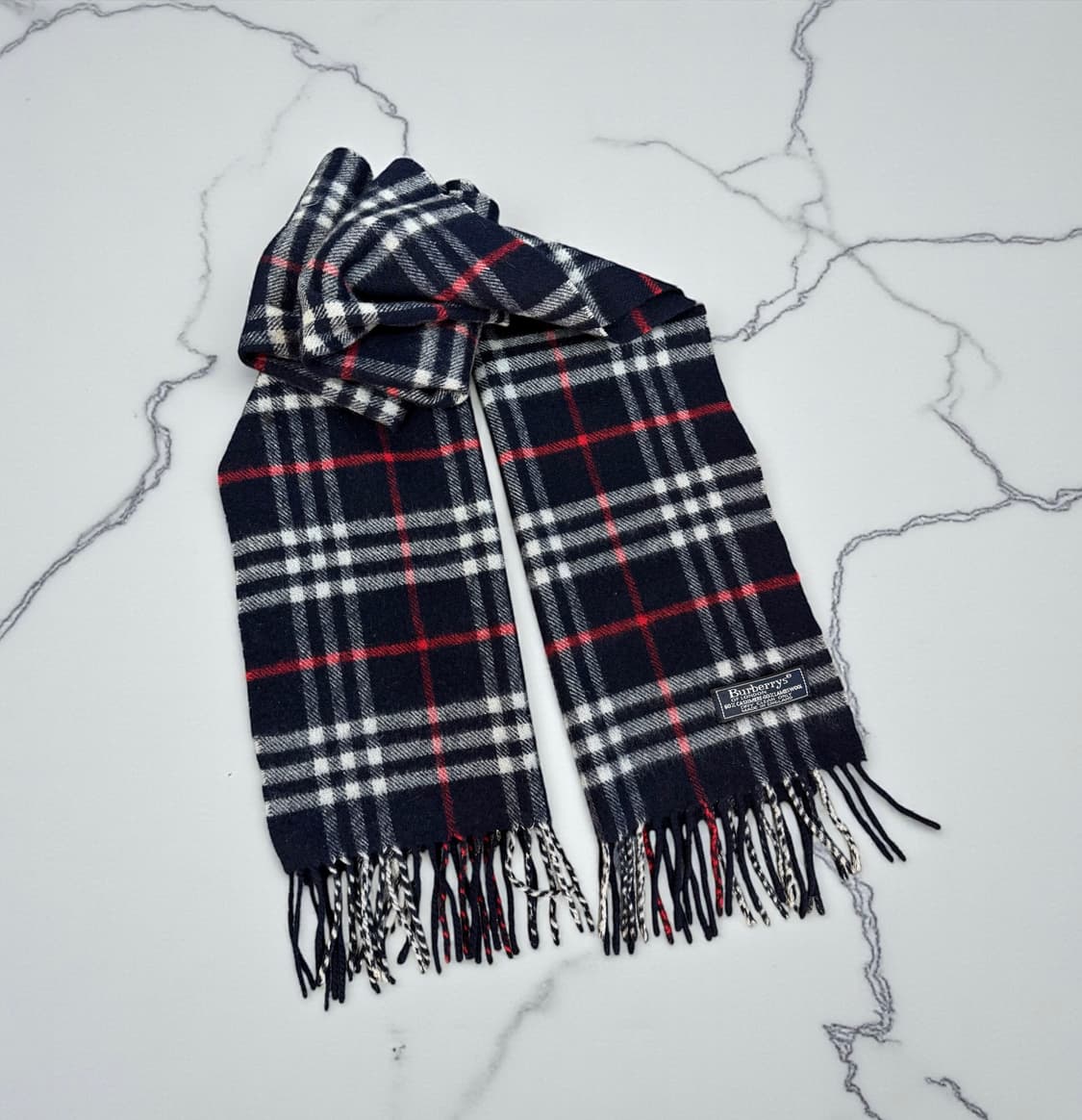 버버리 노바체크 캐시미어X램스울 머플러 상품이미지5